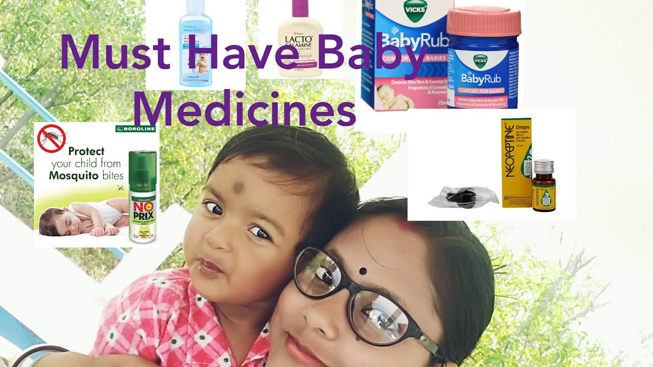 Must Have BABY Medicines Important medicines for 02 years babies YouTube