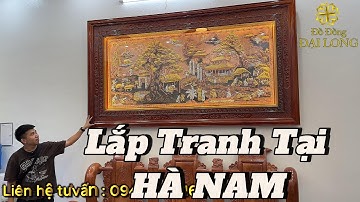 Tranh Đồng Cội Nguồn Quê Hương Đồng Đỏ Lắp Taị Liêm Tuyền Hà Nam - Đồ Đồng Đại Long.