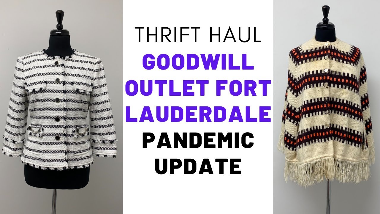 Thrift Haul Goodwill Outlet Fort Lauderdale PANDEMIC UPDATE YouTube