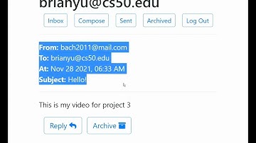 CS50 Web Programming with Python and Javascript   Project 3 Mail