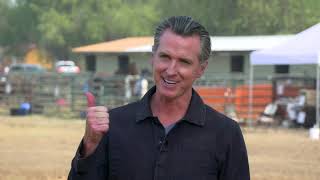 Governor Newsom Visits Fire Recovery Center, Animal Shelter in Butte County