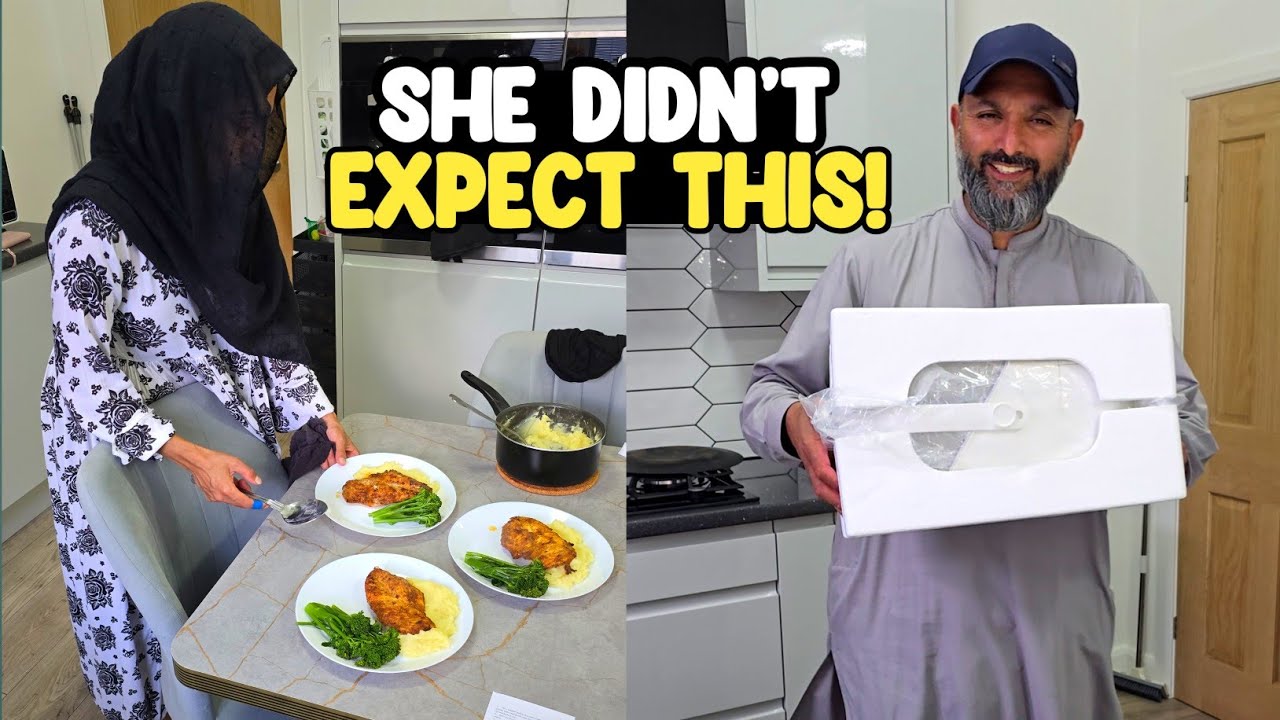 She Made Me a Healthy Dinner… But My Gift Left Her Speechless! 😍