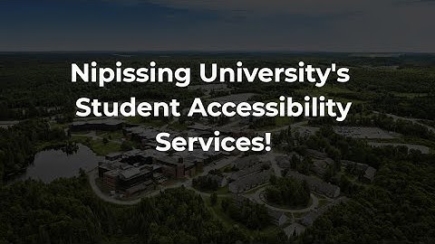 Student Accessibility Services Overview