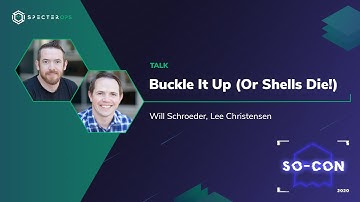Buckle It Up (Or Shells Die!) – Will Schroeder & Lee Christensen (SO-CON 2020)