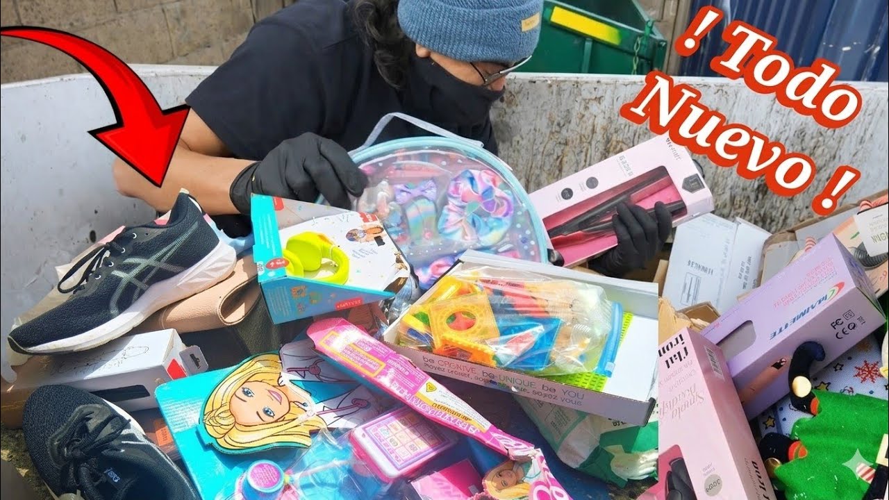 IMAGINATE ir a BUSCAR en estos BOTES y encontrar COSAS NUEVAS #dumpsterdiving #foryou  #fyp #funny