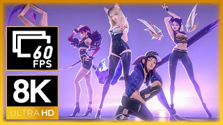 K/DA - POP/STARS (ft. Madison Beer, (G)I-DLE, Jaira Burns) League of Legends (8K 60FPS) (Remastered)