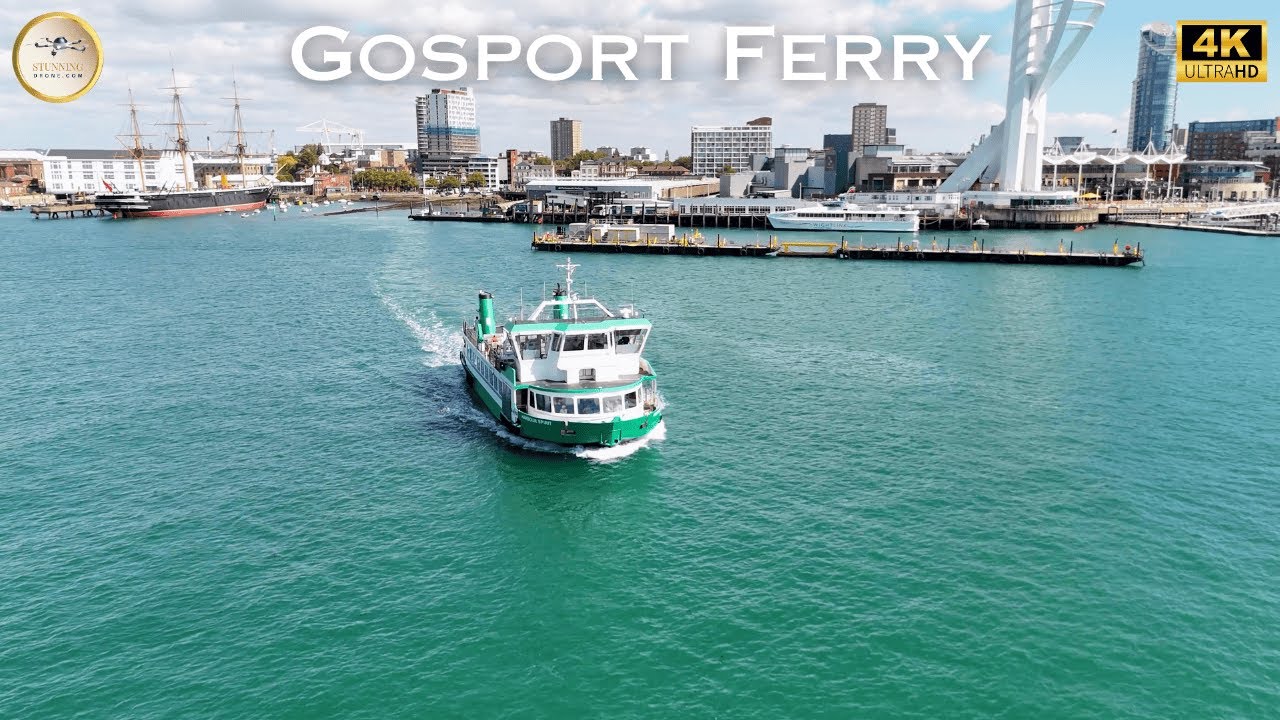 Sunny Day on the Gosport Ferry: Portsmouth Harbour Adventure Awaiting You!