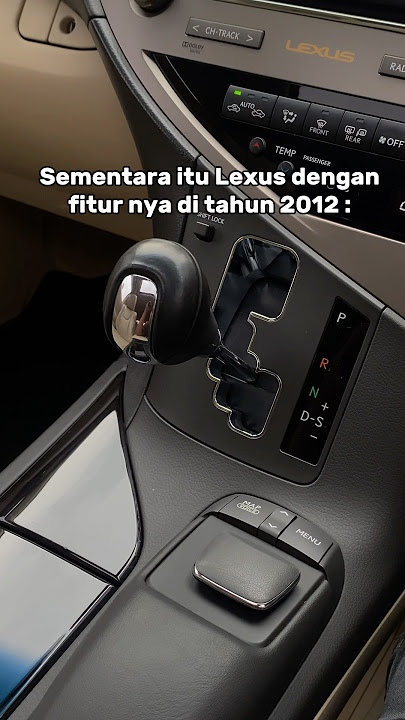 Lexus Be like 😏🔥 Btw motuba lain apa lagi ya yang punya fitur begini ada yang tau⁉️🤔
