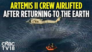 Artemis II Crew Members Aboard a Recovery Ship After Being Extracted from the NASA Capsule | N18G