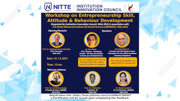 Entrepreneurship Skill, Attitude & Behaviour Development