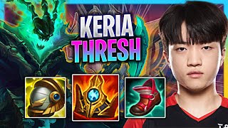 KERIA FIRST GAME IN EUW SOLOQ WITH THRESH! | T1 Keria Plays Thresh Support vs Leona!  Season 2023