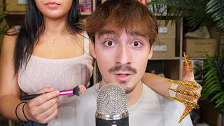 ASMR MY GIRLFRIEND TRIES TO GIVE ME TINGLES