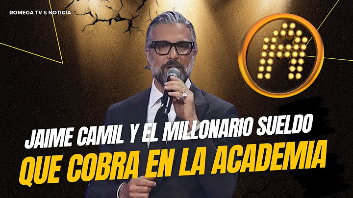 Jaime Camil cobra millones por conducir La Academia 2024 🤑