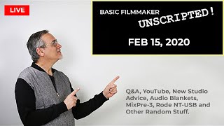 LIVE - Q&A, YouTube, Rode NT-USB, New Studio Setup, Audio Blankets
