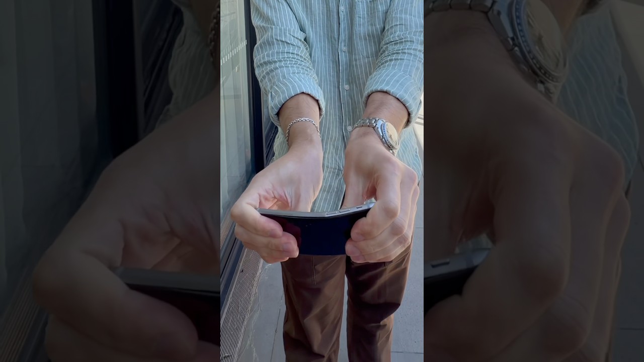 Тест на изгиб iPhone Air и iPhone 6 