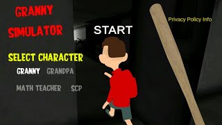 Seru ! Kita Jadi Granny - Granny Simulator of Grandpa branny and Scp Gameplay screenshot 5