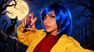 Becoming Coraline with XXXXL nails (level: hard)