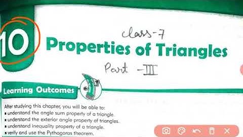 Class 7 math cbse | Chapter 10 Properties of Triangles Part 3 | mkd agrim academy