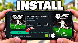 How to Download/Install FC Mobile 27 On Android/iOS screenshot 4