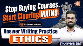 UPSC Mains 2026 Ethics Answer Writing Practice|GS Paper 4 Imp Questions with Model Approach|L-26