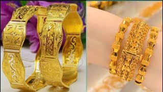 Latest Gold bangles designs| Arabic gold bangles designs| Gold jewellery designs for every day use?