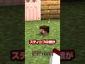 スティーブの頭には自我があったようです #マイクラ #マインクラフト #minecraft #shorts
