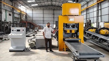 FULLY AUTOMATIC FLYASH BRICK MAKING MACHINE 8 BRICK HEAVY DUTY MODEL SHREE ENGINEERING COIMBATORE .