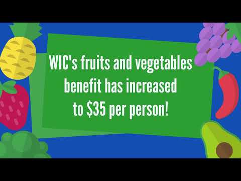 WIC Fruits and Vegetables Benefit Increase for Summer 2021