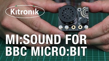 Mi:Sound add-on board for the micro:bit