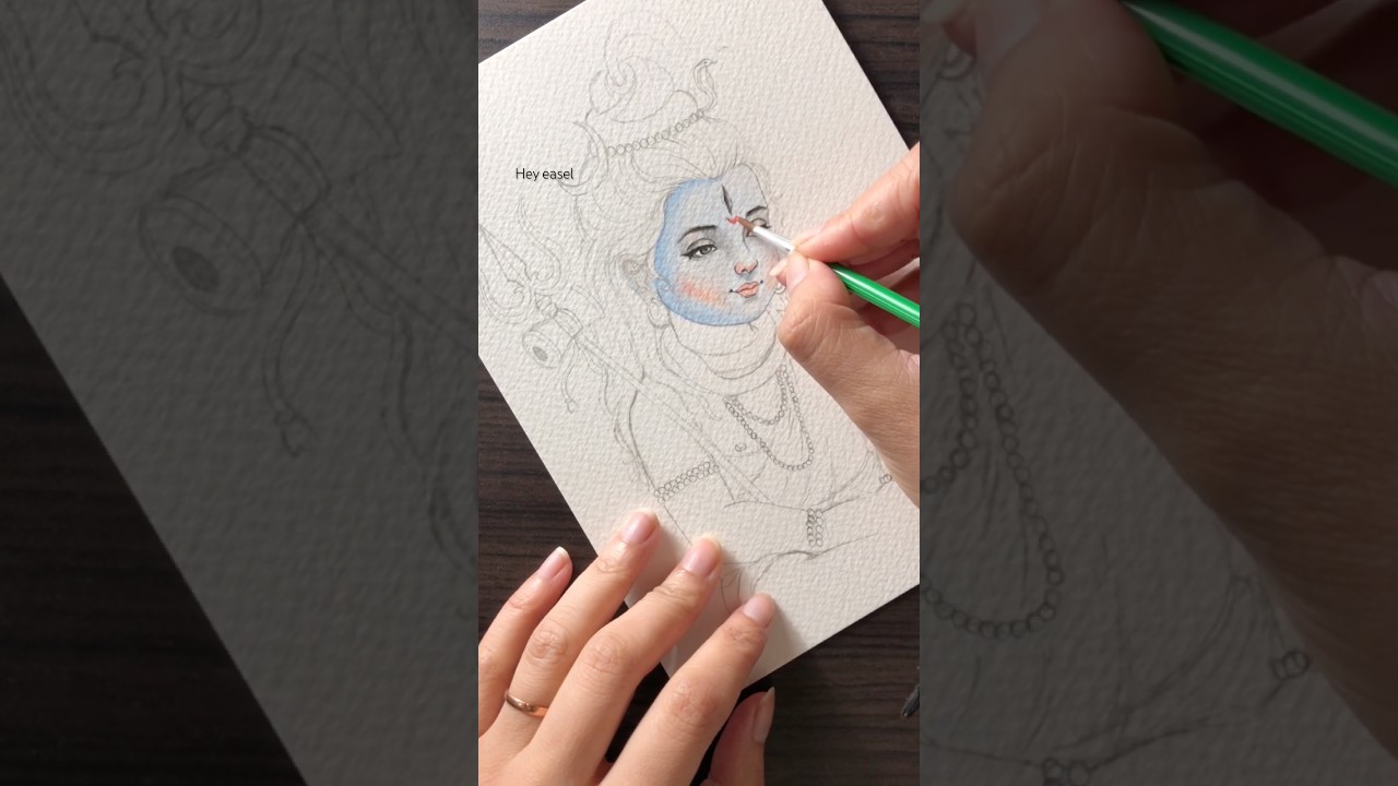 Lord Shiva 🩵 Mahadev painting 