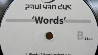 Paul Van Dyk - Words (Original Mix) (HD)