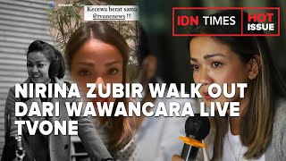 KRONOLOGI NIRINA ZUBIR WALK OUT DARI WAWANCARA LIVE TVONE