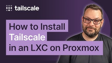 How to install Tailscale in an LXC on Proxmox