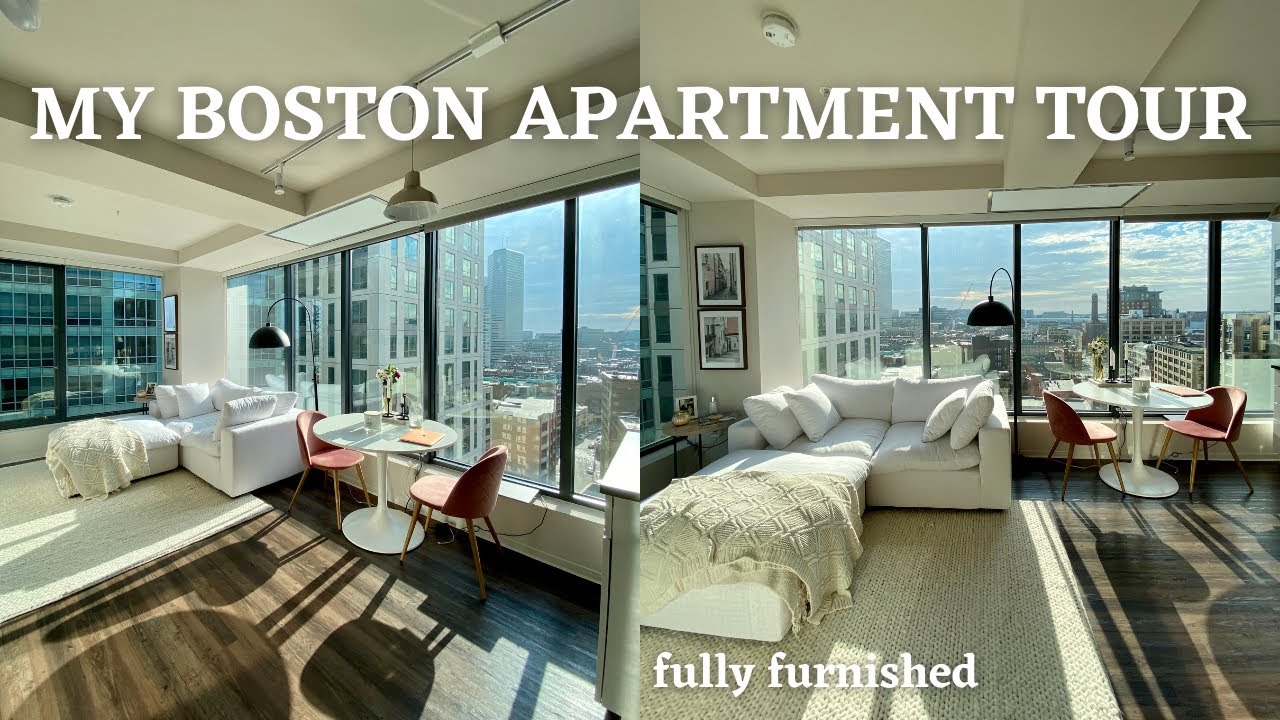 MY BOSTON APARTMENT TOUR: 1 bedroom apartment in downtown Boston