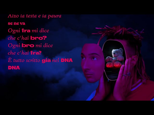 Ghali - DNA (Lyrics Video)