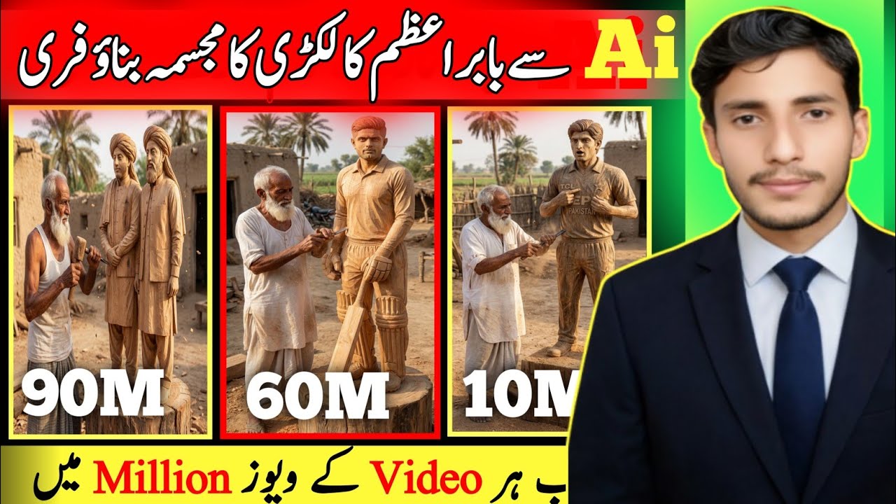 How To Make Man Wood Statue | Ai Sy Wood Man Statue kaise Banaye | Asad Digital Pak