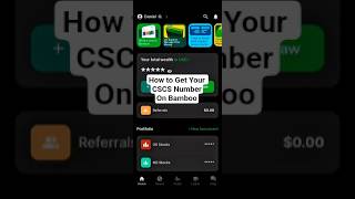How To Get Your CSCS and CHN Numbers | Bamboo #stocks #share #stockmarket #bambooapp