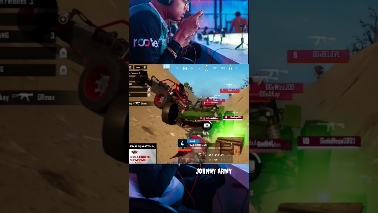 Johnny is 1v4 shocked 😱 