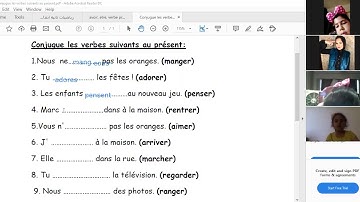 5 -7 -1- expressions avoir et etre + 1er groupe