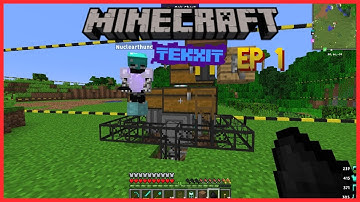 Tekxit 3: Episode 1 Setting up a Quarry