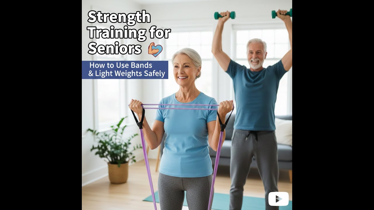 Strength Training for Seniors How to Use Bands & Light Weights Safely