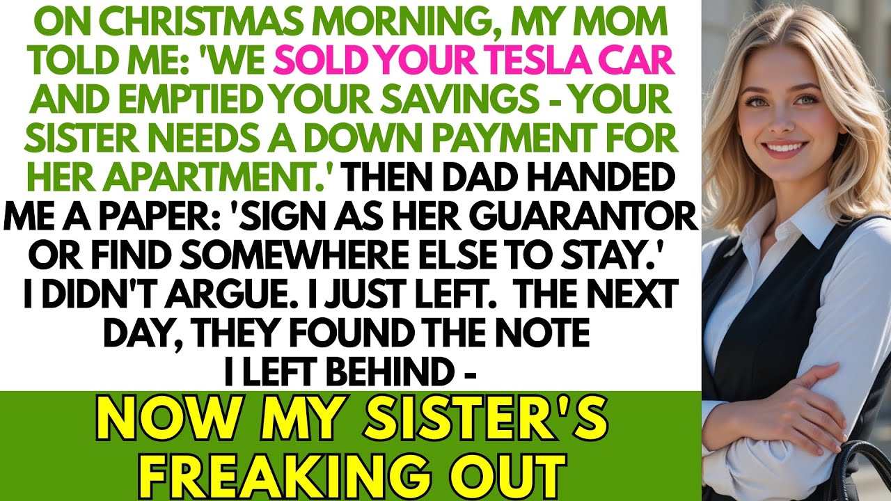 On Christmas Morning, My Mom Told Me: 'We Sold Your Tesla Car And...