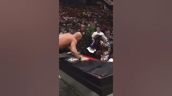 STONE COLD STOMPS OUT MICK FOLEY 😂