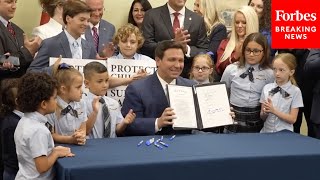 JUST IN: Gov. Ron DeSantis Signs ‘Don’t Say Gay’ Bill Into Law Despite Controversy