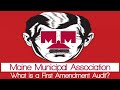 FIRST AMENDMENT AUDITS [MMA PSA] Maine Municipal Association (LINKS IN DESCRIPTION) PLEASE SUBSCRIBE