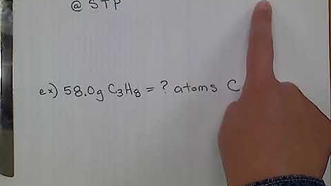 Two Step Mole Conversions