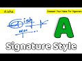 ✔️ Aisha Name Signature Style Request Done