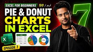 Full Pie Chart in Excel Hindi/Urdu | Doughnut Chart Tutorial for Beginners Update