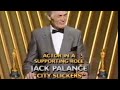 Jack Palance wins Actor in a Supporting Role for &quot;City Slickers&quot;