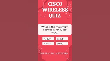 Maximum AP in Cisco WLC #shorts #wireless